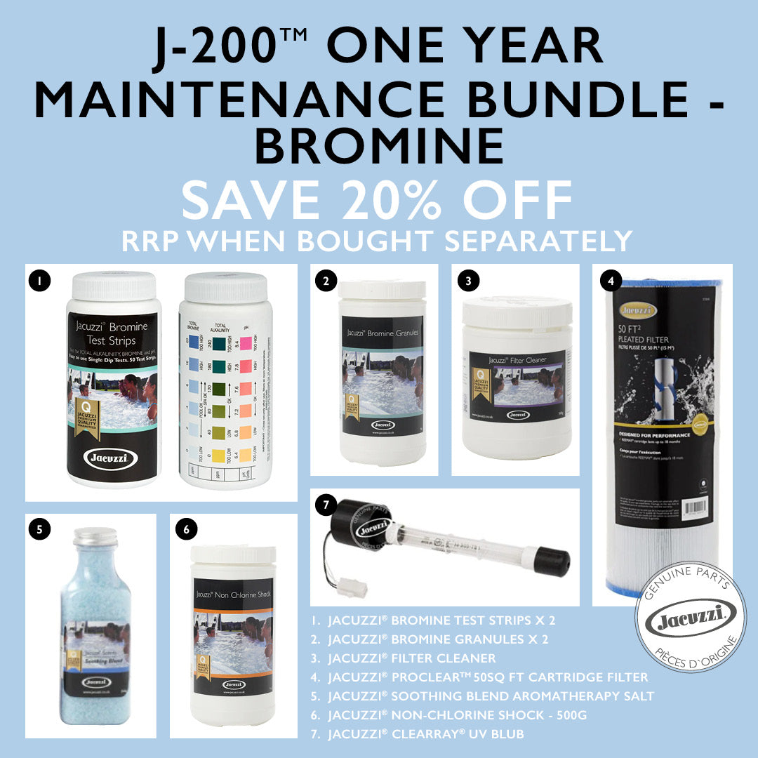Jacuzzi® J200™ 1 Year Maintenance Bundle Kit Bromine Jacuzzi® UK