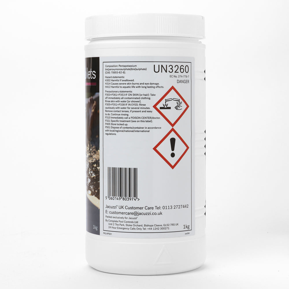 Jacuzzi® Oxygen Tablets Safety