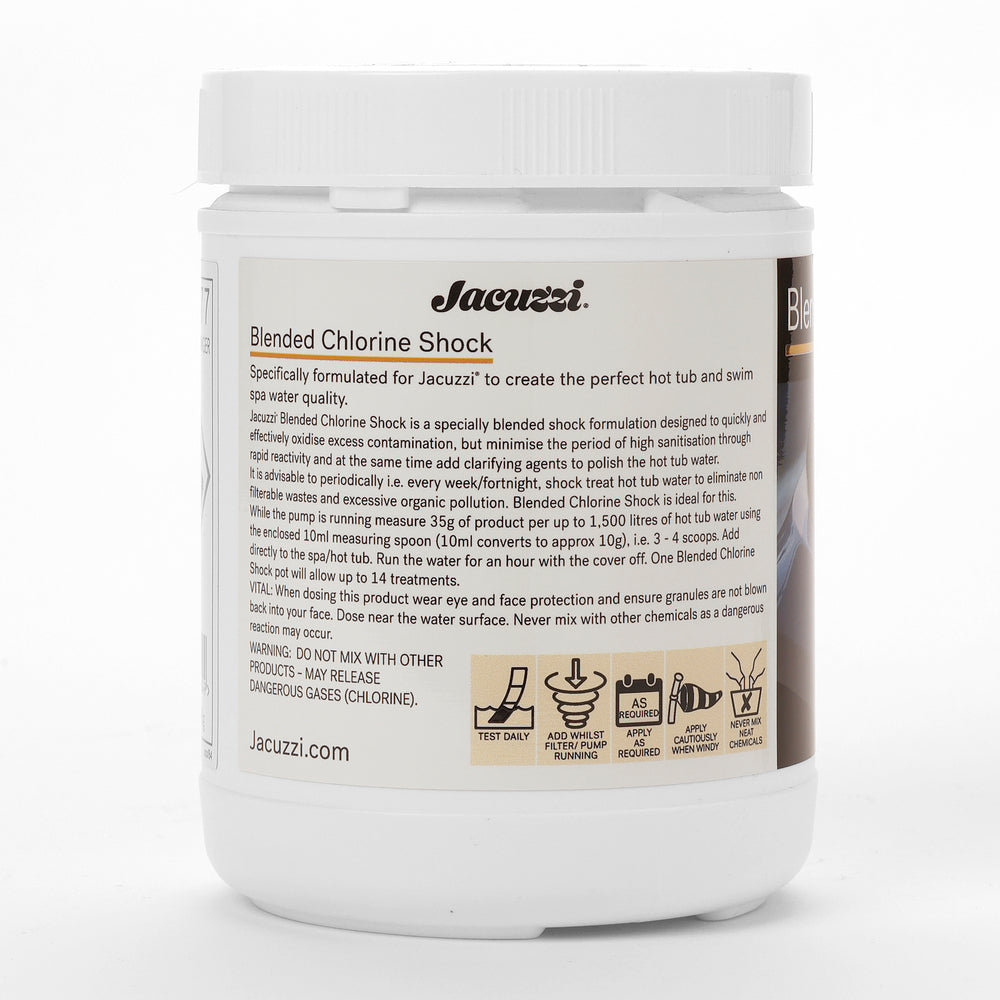 Chlorine Shock Label