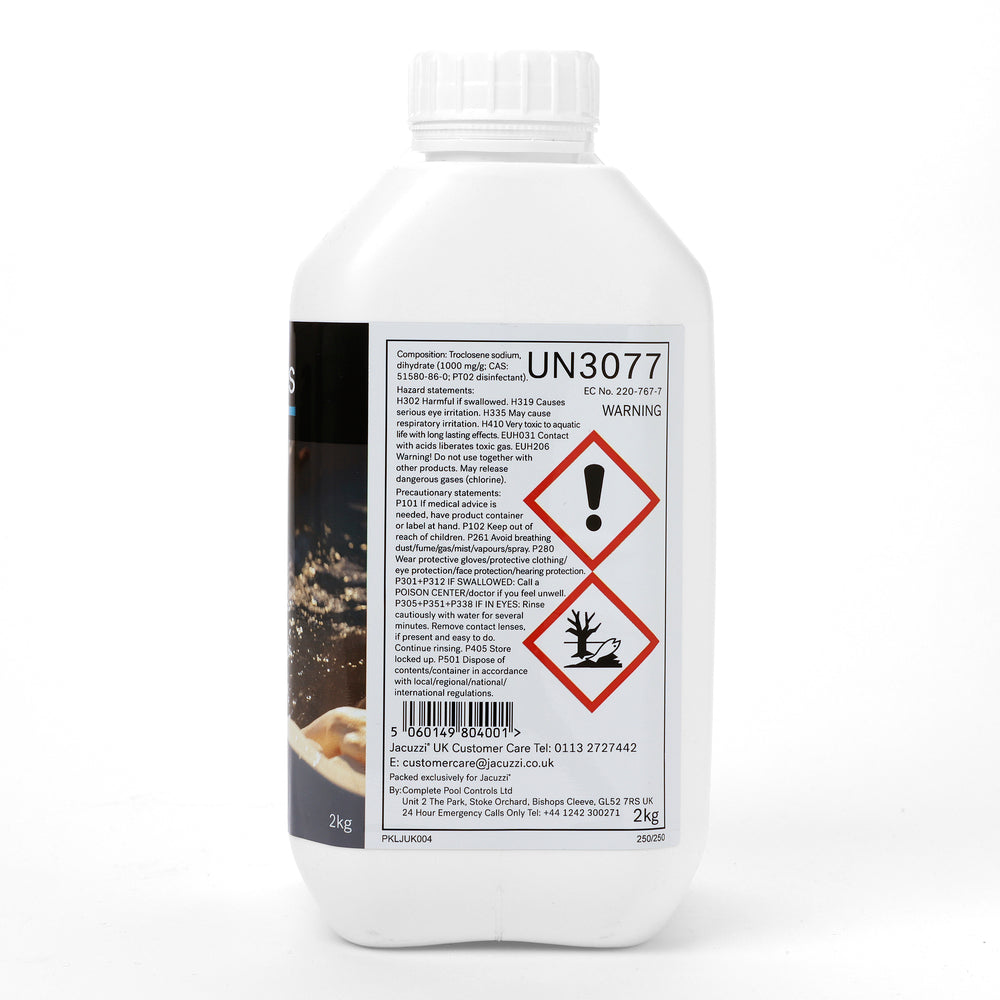 Chlorine Granules 2kg Safety