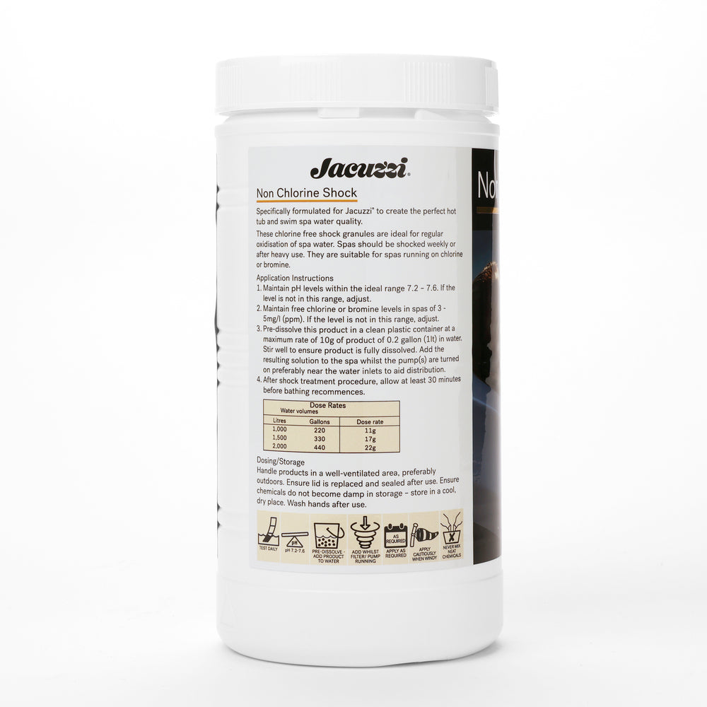 Non Chlorine Shock Label