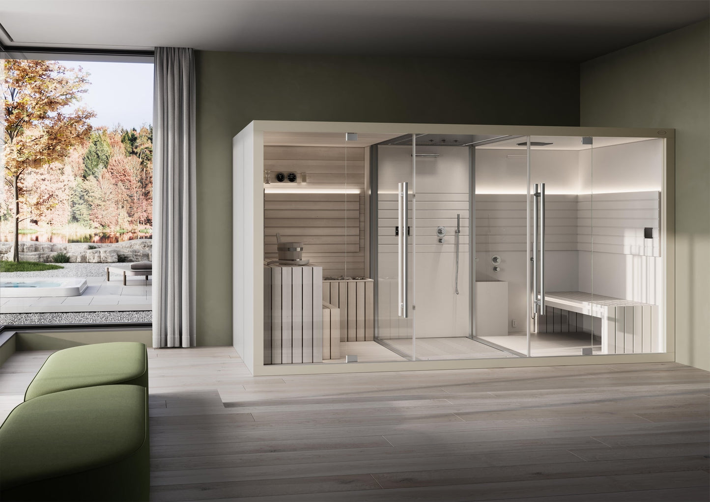 SASHA™ - Glass Door Frame with Double Fixing