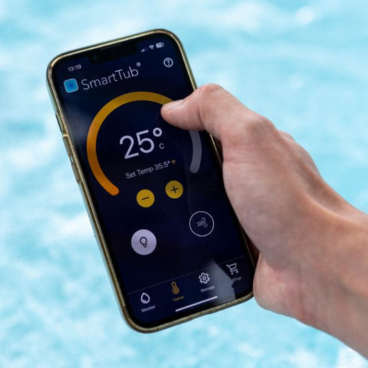 SmartTub® energy saving for hot tubs and swim spas - temperature setting