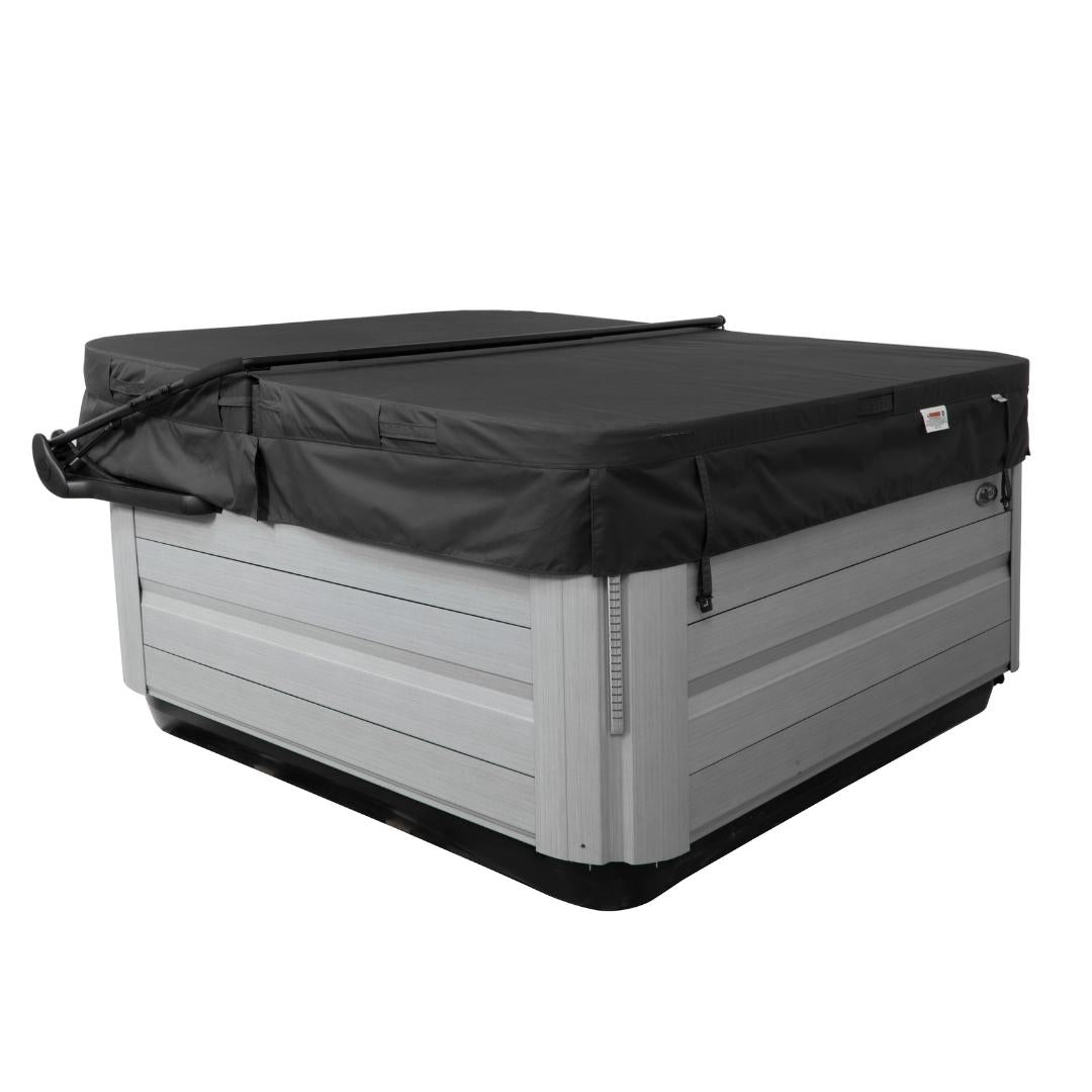 Cover on hot tub