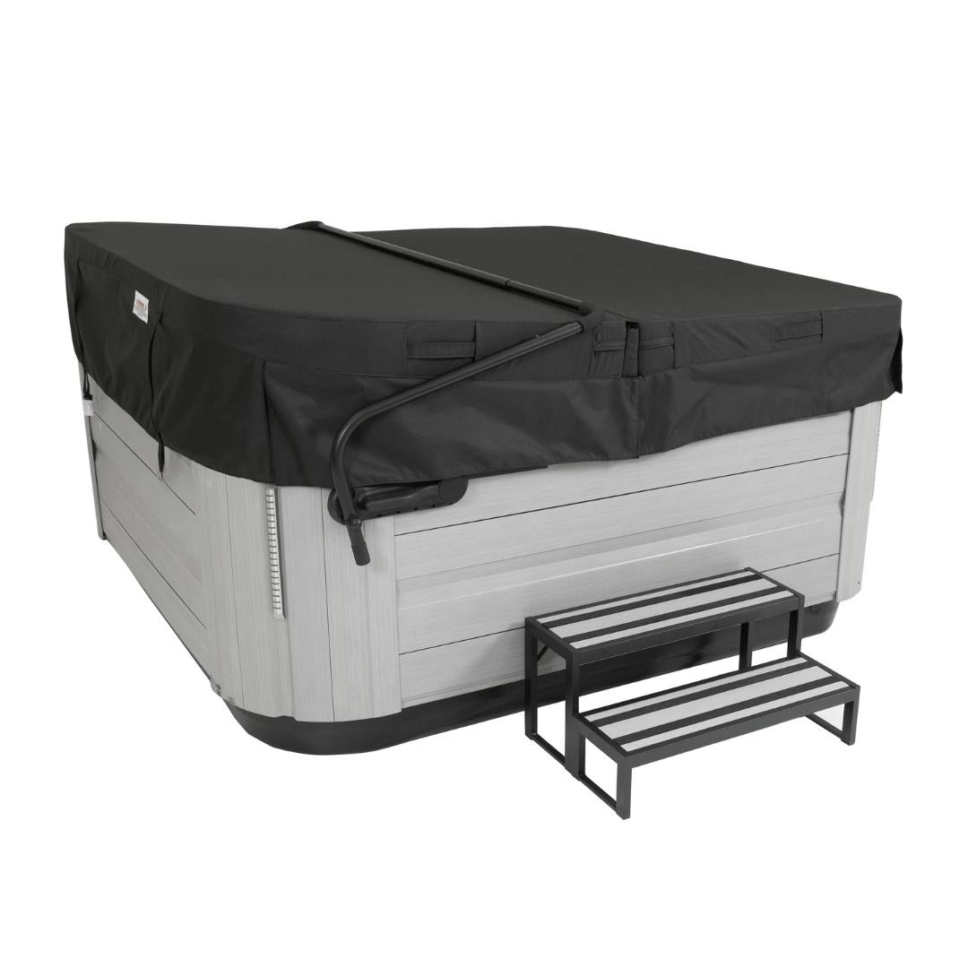 prolast hot tub cover wide angle shot