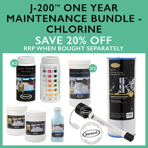 J200 hot tub kit chlorine - genuine Jacuzzi replacement filters and hot tub accessories and hot tub chemicals 