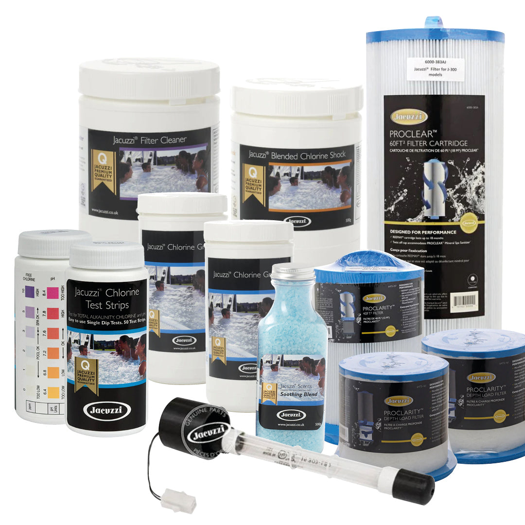 Jacuzzi Systems Clean Hot Tub Maintenance Bundle Kits | Jacuzzi® Spa & Bath Official Store