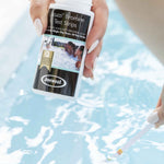 Bromine test strips to test the water in your hot tub or swim spa