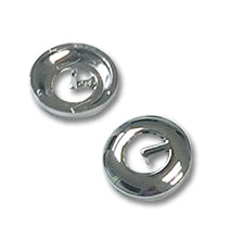 Jacuzzi® Bath Small Rotating Jet Covers - Chrome