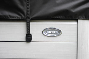 Jacuzzi hot tub cover with cover clips 